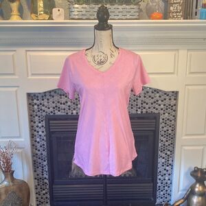 RBX pink striped T-shirt, size medium, EUC